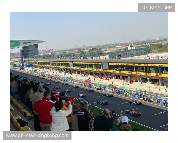 F1看台粉丝举旗点燃现场氛围